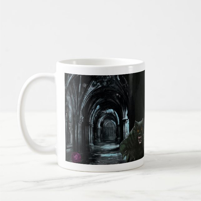 Caneca De Café Gótica Zendula Café Mug 5 (Esquerda)