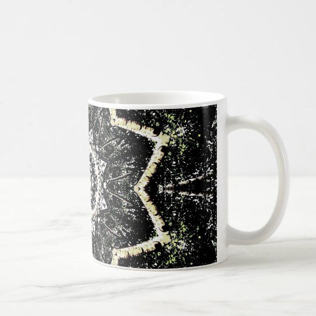 Caneca De Café Gótico Kaleidoscópio (Direita)
