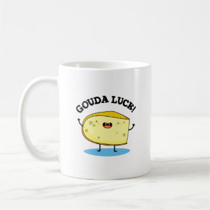 Caneca De Café Gouda Luck Cheie Pun