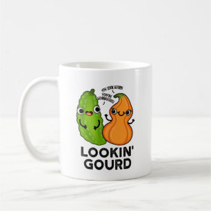 Caneca De Café Gourd Cute Veggie Pun