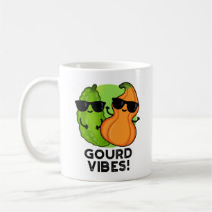Caneca De Café Gourd Vibes Funny Veggie Pun
