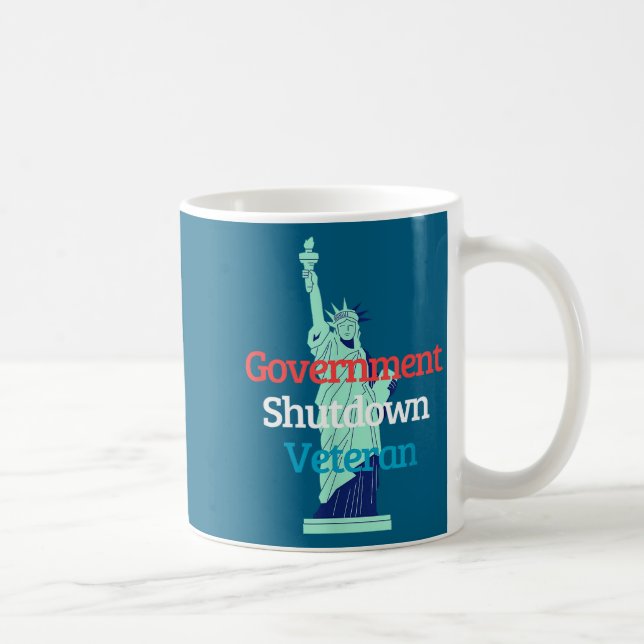 Caneca De Café Government Shutdown Veteran  (Direita)