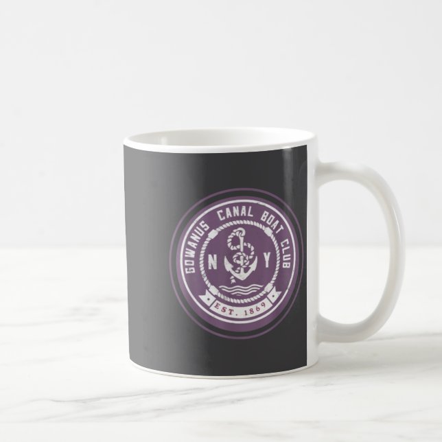 Caneca De Café Gowanus C Boat Club Funny Brooklyn New York So _1  (Direita)