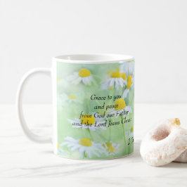Caneca De Café Graça a Você e Paz - 2 Coríntios 1:2