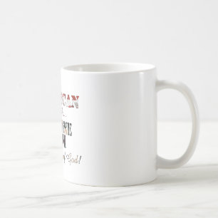 Caneca De Café Graça de deus marinha da mamã