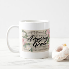 Caneca De Café Graça Incrível - Folha de Música Original