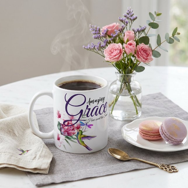 Caneca De Café Graça incrível Pássaro tropical   (Criador carregado)