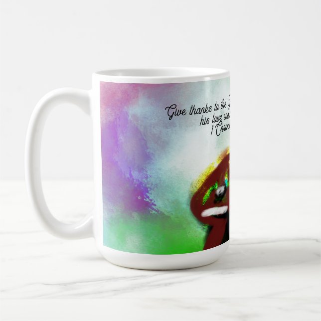 Caneca De Café Graças a Jesus  (Esquerda)