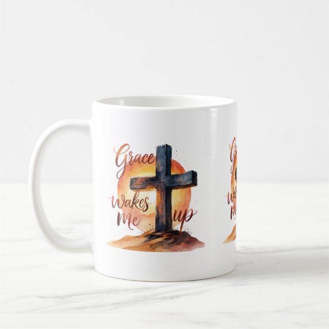 Caneca De Café Grace Acordar Me Up (Esquerda)