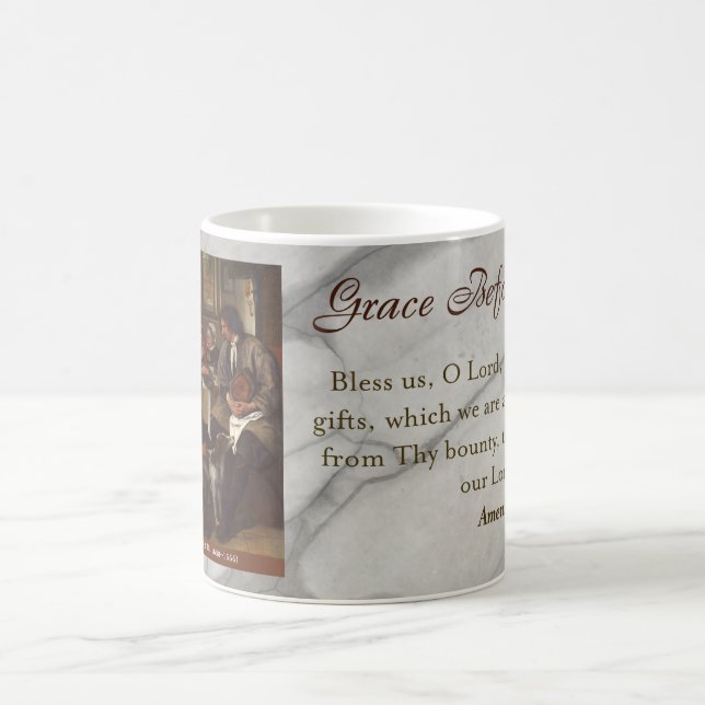 Caneca De Café Grace Before Meals Prayer (Centro)