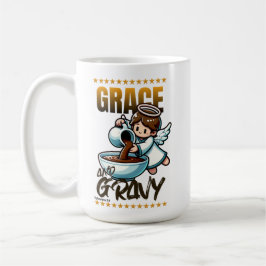 Caneca De Café Grace e Gravy - Efesianos 2:8