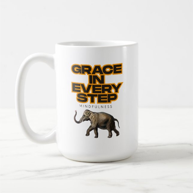 Caneca De Café Grace em todos os passos (Esquerda)