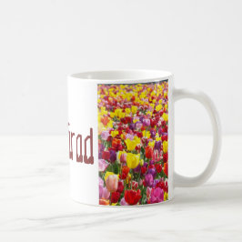 Caneca de café GRAD presentes Tulipa Flores Caneca