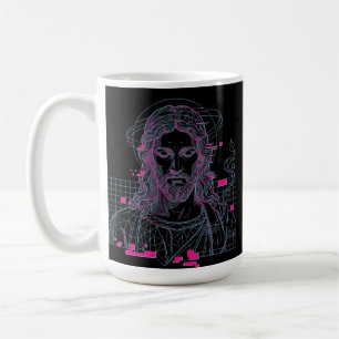 Caneca De Café Grade de Anaglifo Christian Christwave Jesus Crist