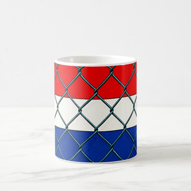 Caneca De Café Grade de Proteção da Bandeira da Holanda  (Centro)