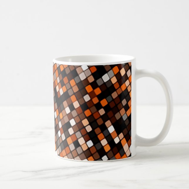 Caneca De Café Grade do pixel (Direita)