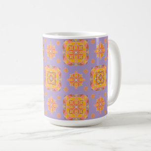 Caneca De Café Grade Floral