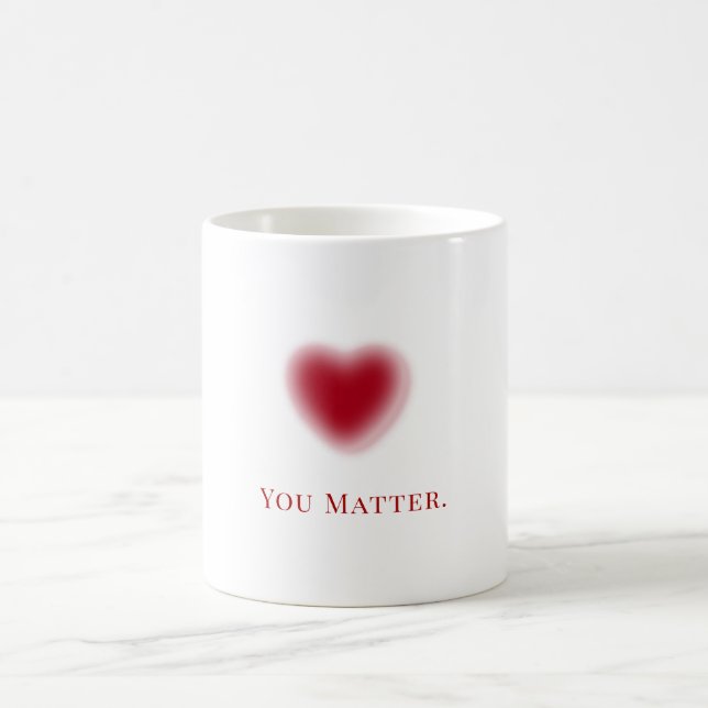 Caneca De Café Gradient Heart Mug (Centro)