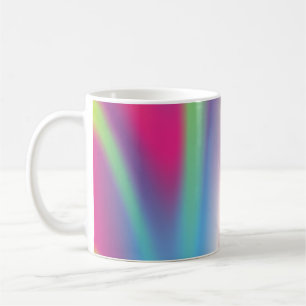 Caneca De Café Gradient multicolor plano de fundo abstrato, arte,