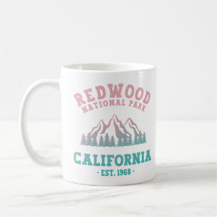 Caneca De Café Gradiente da Califórnia no Parque Nacional Redwood