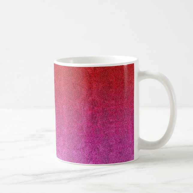 Caneca De Café Gradiente da Glitter do Namorados de Falha (Direita)