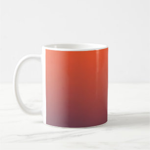 Caneca De Café Gradiente de Brasa da Meia-Noite