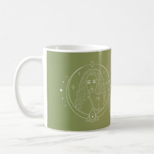 Caneca De Café Gradiente de sinal de estrela do horóscopo do Virg