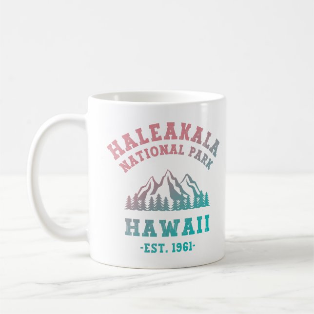 Caneca De Café Gradiente Haleakala National Park Hawaii (Esquerda)