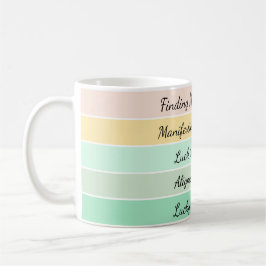 Caneca De Café Gradiente Moderno do Dia de São Patrício