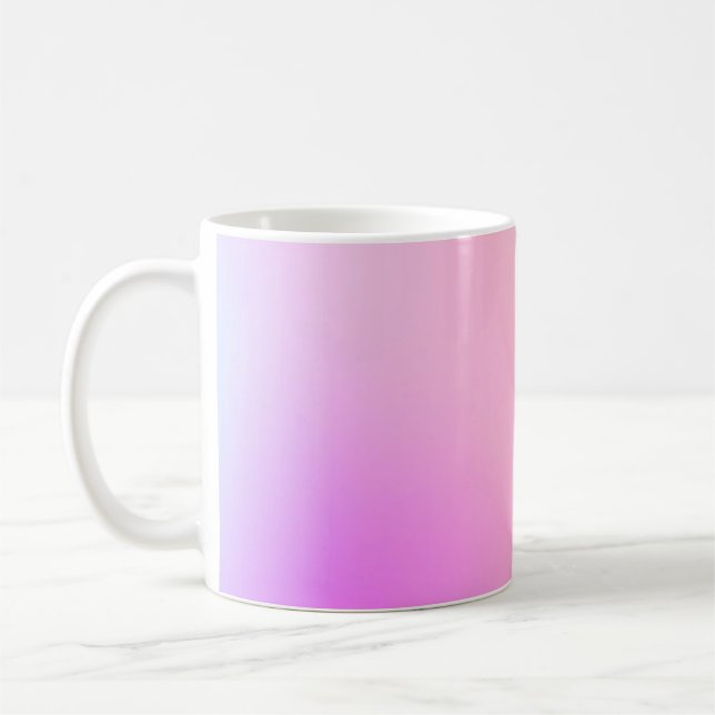 Caneca De Café Gradiente Pastel de Algodão Doce Sonhador (Esquerda)