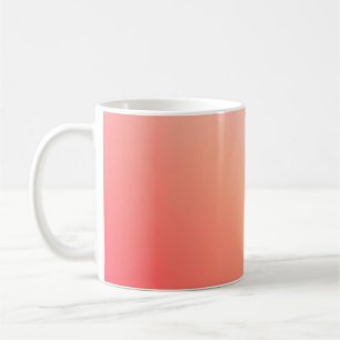 Caneca De Café Gradiente Radioso do Pôr do Sol Pastel