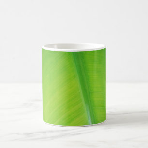 Caneca De Café Gradiente verde Nome do padrão de textura da folha