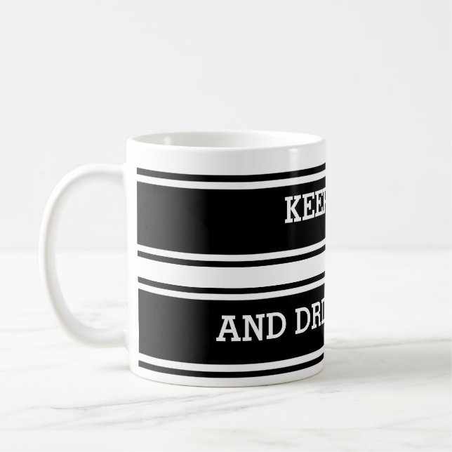 Caneca De Café Gradiente violeta BANNER + CALM MANTER (Esquerda)