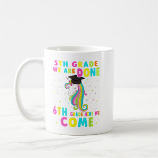 Caneca De Café Graduação 5 Graduação Mágica Unicórnio 543