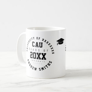 Caneca De Café Graduação ano-ano de classe acadêmica formando can