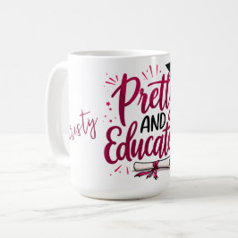 Caneca De Café Graduação bonito e instruída