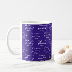 Caneca De Café Graduação Café Formando Personalizado Roxo