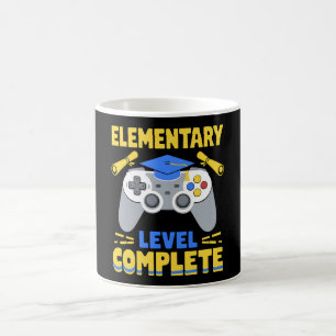 Caneca De Café Graduação completa de jogos no nível elementar