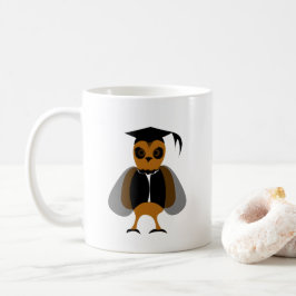 Caneca De Café Graduação da Coruja de Graduação