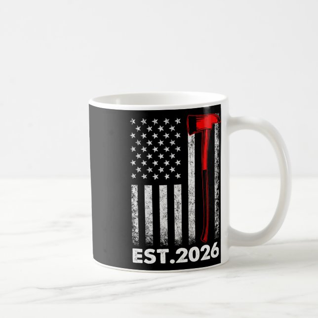 Caneca De Café Graduação de Bombeiro Est 2026 Exame da Academia d (Direita)