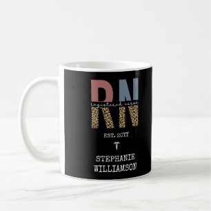 Caneca De Café Graduação de Enfermeiros Registrados Personaliza