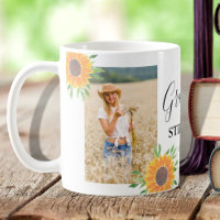 Graduação de Foto de Girassol Mug Café