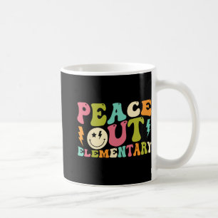 Caneca De Café Graduação De Groovy No Último Dia Da Escola