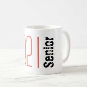 Caneca De Café Graduação de Mais velho Café Mug - Classe 2021