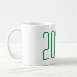 Caneca De Café Graduação de Mais velho Verde Café Mug Classe de 2