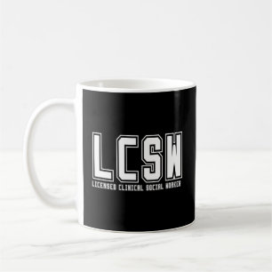 Caneca De Café Graduação do Trabalhador Social Clínico Lcsw
