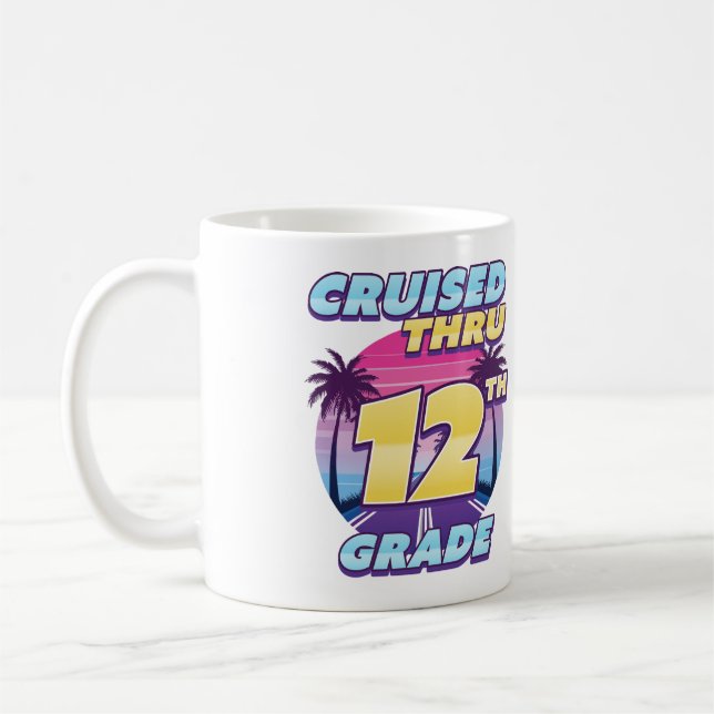 Caneca De Café Graduação em 12 Cruzado (Esquerda)