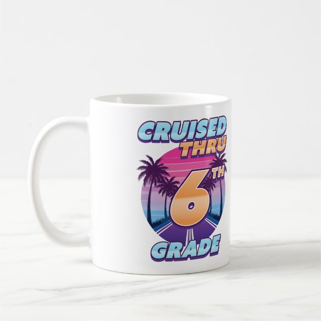 Caneca De Café Graduação em 6 Cruzado (Esquerda)