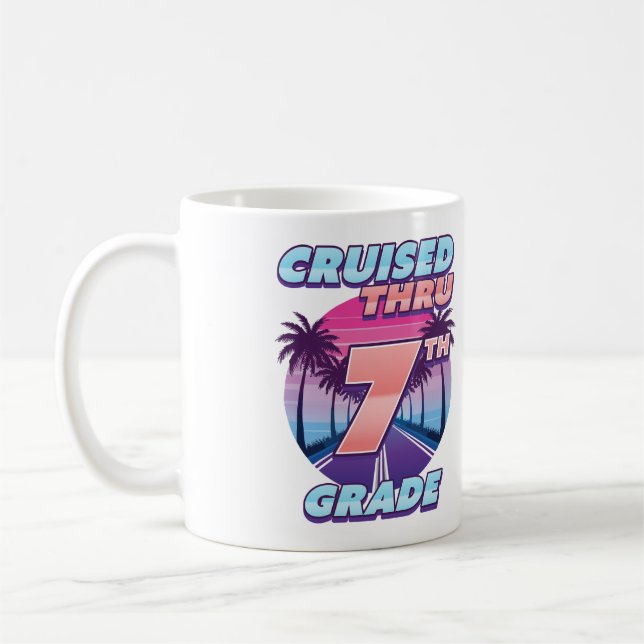 Caneca De Café Graduação em 7 Cruzado (Esquerda)