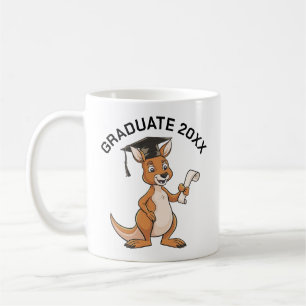 Caneca De Café Graduação Kangaroo Personalizada